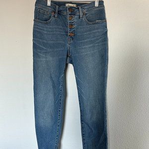 Madewell Mid Rise Skinny Crop Jeans